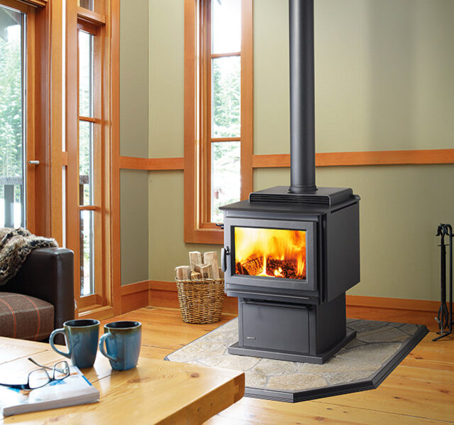 small wood stove